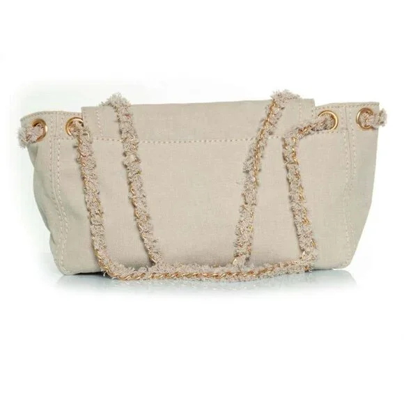 Prada denim Tan Shoulder Bag - Picture 6 of 13